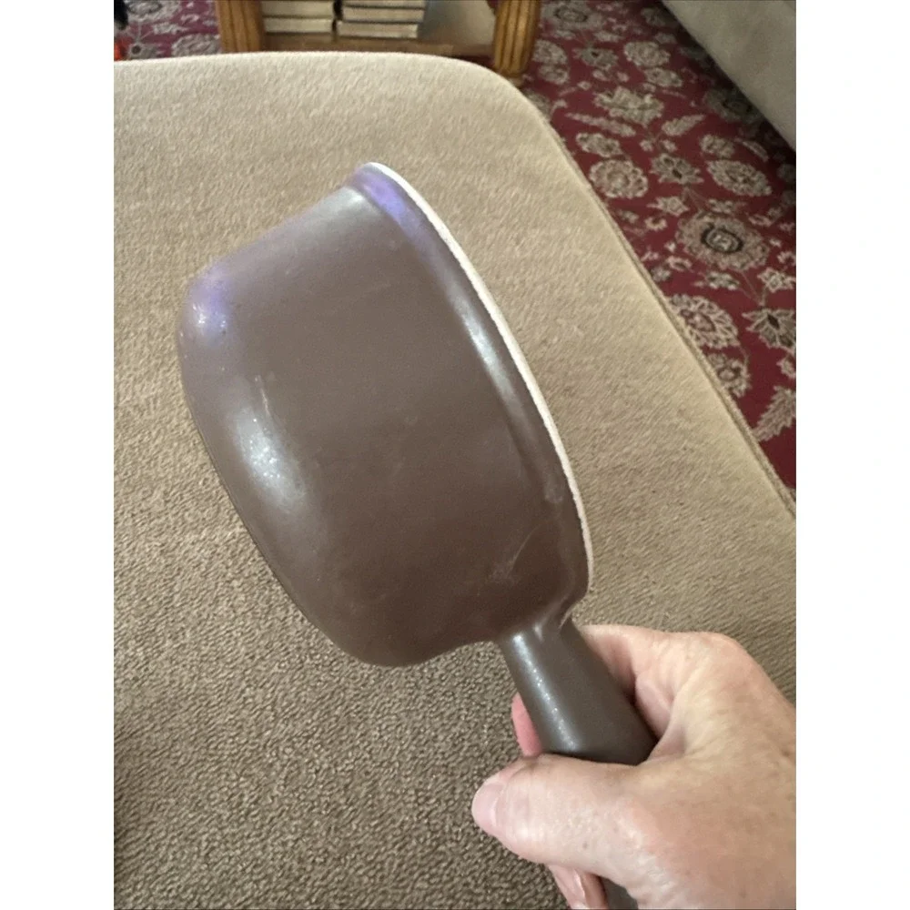 Vintage Le Creuset Sauce Pan #14 France Cast Iron With Lid Hollow Handle (TD)